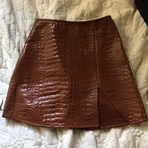 Urban Outfitters Croc Mini skirt